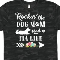 Inktastic Rockin 'The Dog Mama i Tia Life Majica