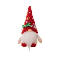 Sretan Božić Gnome lutka ukrasi duga brada Veliki nos bez lica Man Mall Festive Doc dekor Xmas Poklon