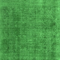 Ahgly Company Indoreni pravokutnik Sažetak Smaragdno zeleni modernim prostirkama područja, 2 '3'