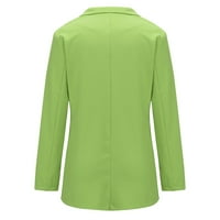 Dezed modne ženske ležerne džepove dugih rukava casual puni kaput kardigan bluza