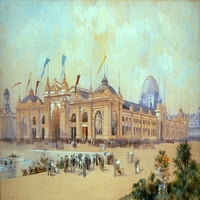 Columbijanska izložba, 1893. Nmine i rudarska zgrada na svjetskoj kolumbijskoj izložbi, Chicago, 1893