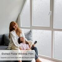 PAOTA PRIVATNOSTI FILM FILM FLORAL ETCHED FILM FILM FILM ZA PRIVATNOST GLAZING SPEAPICIABLE FILM BLOOUT