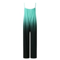 Outfmvch Jumpsuits za žene Ženske hlače Jumpsuits Solid Gradient Rompers Casual Comfy sa džepovima Skort