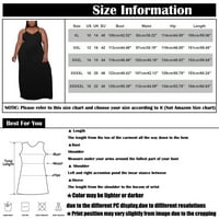 Ženske haljine Halter Solid Maxi Dužina gležnja Ležerne prilike ljetne rukavice bez rukava Beige XL