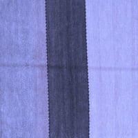 Ahgly Company Machine Persible Enoorngle Rectangle Sažetak Plava prostirke savremene površine, 3 '5'