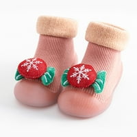 Obuća za djecu Dječja dječja dječja Dječja dječaka Božićni 3D crtani klizač čarape cipele predrašuju
