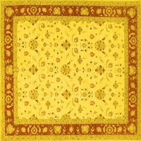 Ahgly Company Machine Persian Pravokutnik Perzijski žuti Tradicionalni prostirci, 3 '5'