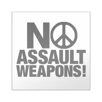 Cafepress - Ban Assault Oružje - Square naljepnica 3 3