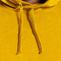 Paille muške dukseve pune boje dukseve bez rukava kapuljača Ležerne prilike Ležerne prilike ljetni pulover Top Yellow XL