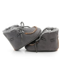 Novorođene dječje čizme toplo krzno obloge Neklizajuća meka gumene jedinke čizme za zimu prve cipele