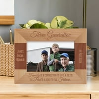 Tri generacija porodica je veza sa životom, kravata za prošlost i put do budućeg personaliziranog drvenog