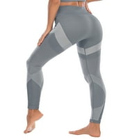 YouLoveit ženske visoko struk joga hlače Tummy Control yoga gamaše vježbanje Hlače casual joga nogavi