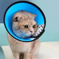 Sijiali PET krug čvrsta boja protiv lizaći plastični oporavak za zaštitu rana za mačku
