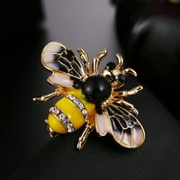 Nakit Kristal Rhinestone Lijep pčelinji zlatni srebrni pozlaćeni ženski ovratnik broš