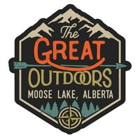 Moose Lake Alberta The Great na otvorenom dizajn frižider magnet