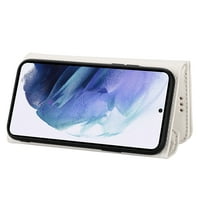 -Lion za Samsung Galaxy A 5G novčanika, PU kožnih mekog TPU magnetske utora za zatvaranje Kaiš džepni džep Podesivi kaiš na ramenu Crossbody Case za Samsung a 5g, crna