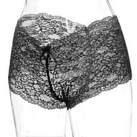 Gaiseeis Sexy Women Cracy Donjeg rublja Plus veličina Donje rublje Otvoreno Crotch Bowknot Donje rublje