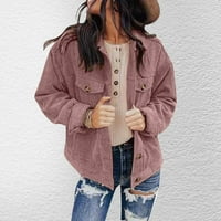 Aaimomet ženski kaput Ženska zima toplo zadebljane dugih dugih dugih odjeća kaput parka jaknu, ružičasta