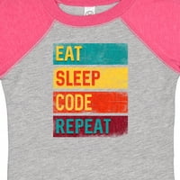 Inktastično kodiranje Jedite kôd za spavanje Ponovite poklon baby boy ili baby girl bodysuit