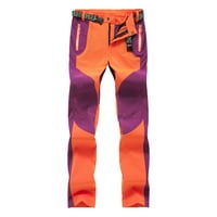Narančasto brzo sušenje Vanjske vodootporne pantalone Pješačke skijanje penjačkim hlače taktičke
