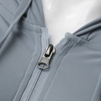 Hwmodou ženska jakna Čvrsta boja navratnik dugih rukava džepni džepni džepni vučni povremeni kaputični kaputi ured za žene