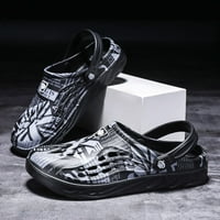 HICOOER COMFYHOME Unise vrtne cipele u velikim veličinama - lagana i udobna za vrhunsku udobnost crna