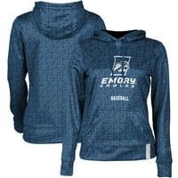 Ženske plave emorije Eagles bejzbol pulover hoodie