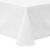 Ultimate Tekstilni listovi od pamuka Twill Rectangularni stolnjak - za restoran i ugostiteljstvo, hotel ili kućnu blagovaonicu, bijela