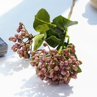 Farfi lažni cvijeće visoke simulacijske ukrasne žive hidrongea voćne bobice sa lišćem umjetnih cvjetova za vjenčanje