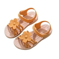 Penskaiy Toddler Cipele PVC tkanje Cvijeće Neklizajuće cipele Soft Kid šuplje izleti sandale Cool Sandale