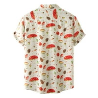 Havajske majice za muškarce kratki rukav Aloha plaža kratka majica cvjetni ljetni casunski gumb niz