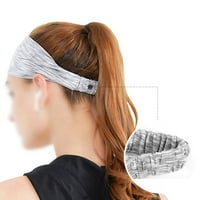 Žene elastične ne klizanje meke pune boje Jednostavna traka za kosu