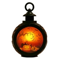 Pumpkin Lantern Soft Light Flicker-Fleesive Photo rekvizite Halloween bundeve vještica Ghost LED svjetlo za Halloween Pink G