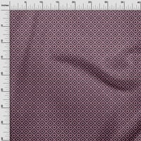 Onuone viskoze šifon ružičasta tkanina Geometrijska DIY odjeća za pretežnu tkaninu tkaninu od dvorišta široko