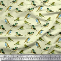 Soimoi pamučna patka tkanina za ptice za ptice za ispis tkanina od dvorišta široko