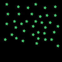 FumetyAshe Kids Spavaća fluorescentna sjaja u zidnim naljepnicama tamne zvijezde Plave naljepnice