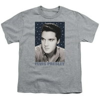 Elvis Presley - Plava Sparkle - Majica kratkih rukava za mlade - mala
