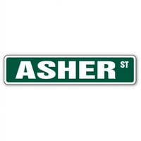 Prijava SS-asher in. Naziv djece Soba Street Sign - Asher