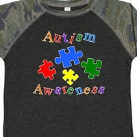 Inktastični autizam svjesnost-puzzle poklon mališani dječak ili majica mališana