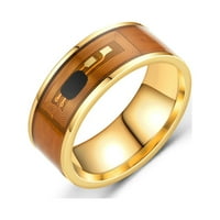 Danhjin Prstenovi kopče zvoni prstenovi bakrene prstene kreativne trodimenzionalne crne veličine zvona 6- prstenovi za žene; teen djevojke; čovjek - ljetni ušteda