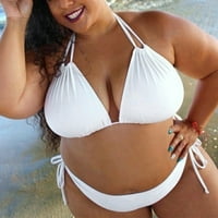 Tuscom Womens Solid Push Up podstavljeni plus veličine Bikini set kupaći kostim kupaći kostim