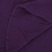 Cleariance Dugme s dugim rukavima za muškarce Ležerne prilike punog pamučnog posteljina LEAL COLLAR Džepne ploče Plaidni patchwork patchwork bluze