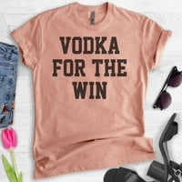 Vodka za pobedu, unise Ženska muska košulja, vodka majicu, košulja sa falgijom, majica bratstva, heather