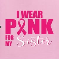 Divlji Bobby, nosim ružičastu za moju sestru preživjeli, svijest o karcinomu dojke, prednju i stražnju