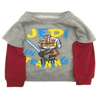 Star Wars dojenčadi reverzibilni sivi Jedi u treningu košulje za treniranje 12m