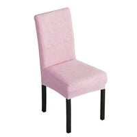Poliesterska elastična rastegnuta sjedala zaštitna futrola Čista boja jaka poklopac preklopljenog stolica za hotelske zabave Pink