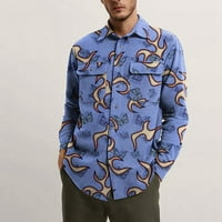 Hanas moda casual majica majica muške proljeće i jesen stil trodimenzionalni džep džepni jakni za patch