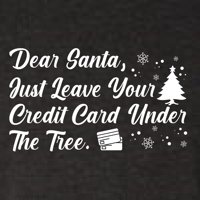 Divlji Bobby Dragi Djed Mraz, samo ostavite svoju kreditnu karticu Božićne žene scoop dugim rukavima,