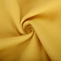 Ženska udobna dukserska klirenca od pune boje lagana prevelika Y2K odjeća modna dukserica s dugim rukavima uz džepove plus veličine odjeća Žuta l