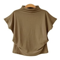 Bluza za bluzu tunike posade za žene za žene šišmišu rukav sa labavim majicama za odmor ljeto Basic Tee Loungwear